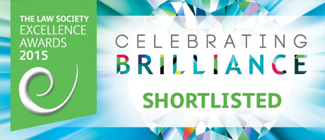 Emmersons shortlisted for The Law Society Excellence Awards 2015